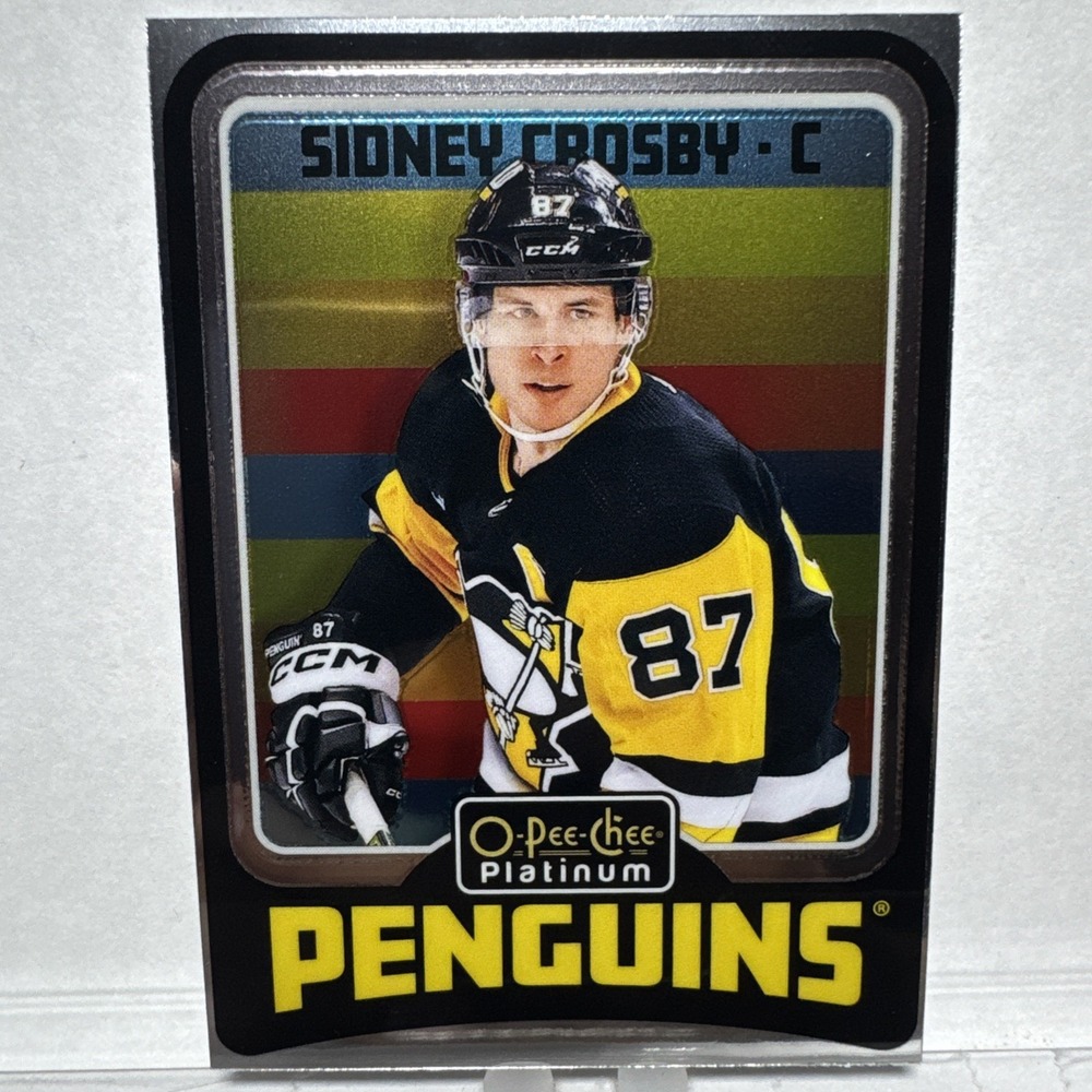 2024-25 O-Pee-Chee Platinum Retro Sidney Crosby R1 Pittsburgh Penguins NHL Card